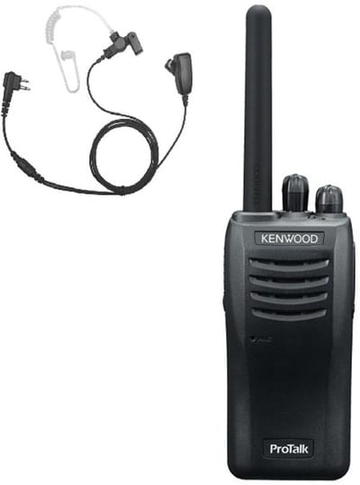 TK-3501E ProTalk® portofoon met beveiligingsoortje en tafellader - Security -