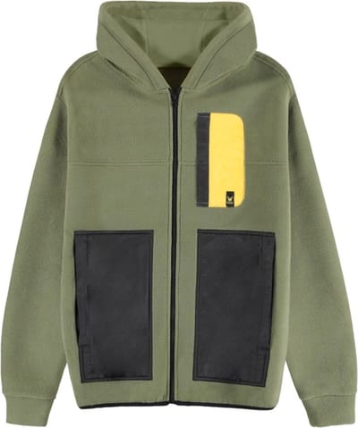 Pokémon Pikachu Vest met capuchon olijf S Heren