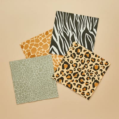 Dierenprint - 16 stuks