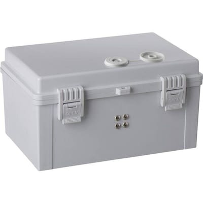 TRU COMPONENTS TC-PSC-20x30x16 Schakelkast 200 x 300 x 160 ABS Lichtgrijs 1 stuk(s)