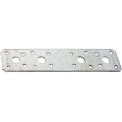 GAH Alberts Platteconnector EN 14545:29-2 L 180 mm B 40 mm D 3 mm staal thermisch verzinkt - 330101