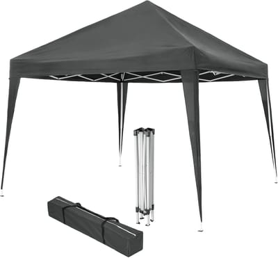 Opvouwbaar Paviljoen - Tuinpaviljoen Partytent - Buitenfeesten Tuinfeesten - Waterafstotend Kliksysteem - 300x300x255 cm - Blauw