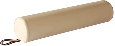 ZenGrowth® Massagetafel Knierol 3/4 Rond – Beige – 66 cm x 13 cm – Rolkussen – Kniekussen – Handige ritssluiting – Comfortabel - Hygiënisch