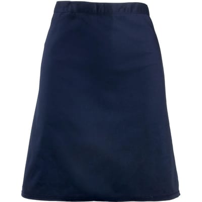 Premier Unisex Volwassenencollectie Halflang Taille Schort (Marine)
