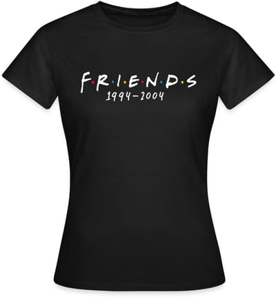 Friends Logo 1994-2004 T-Shirt Dames