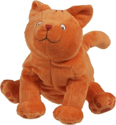 Zachte Knuffelkat - Pluche Dier - Spelen en Knuffelen - Bekende Kat Vorm - 52 cm - Oranje