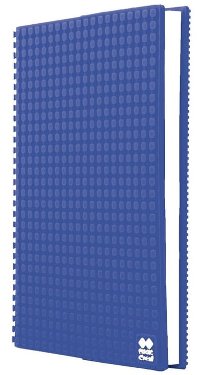 Pixie Crew Dagboek Met Siliconen Paneel A5 Blauw
