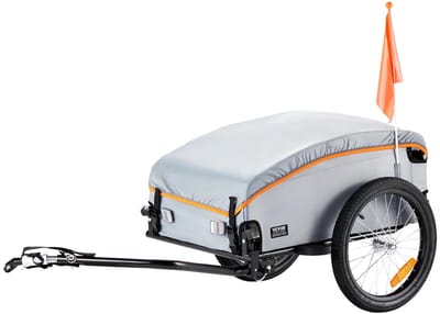 Sello! Opvouwbare Fietskar – fietsaanhanger – waterdichte Oxford hoes – reflectoren – veiligheidsvlag – 45kg draagvermogen