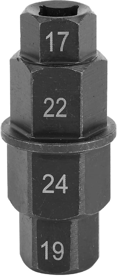 JHUBERS- Demonteersleutel 3 Stuks - Hoogwaardige IJzer - Motorwiel Demontage - Slijtvast en Duurzaam - 17/19 mm - Efficiënt Onderhoud - Motorfiets Gereedschap