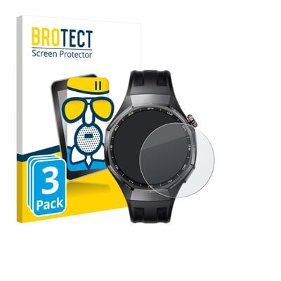 BROTECT - Screenprotector voor Huawei Watch GT 6 / 6 Pro / 7 / 7 Pro (46 mm) - Folie Beschermfolie Beschermglas matte 3 Stuks