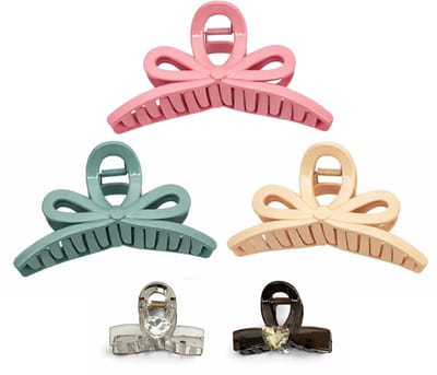 Guardian Beauty Haarclips - Stevige Haarclips - Klein en Groot Haar Klauwen - Set Van 5 - Diverse Kleuren - Haaraccessoire