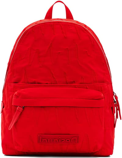 Desigual Rugzak met laptopvak B-Bolis Mombasa Backpack Red Rood