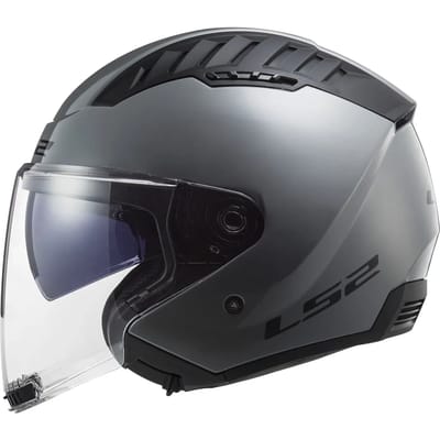 LS2 OF600 Copter II Solid Nardo Grijs 06 Jethelm - Maat XS - Helm