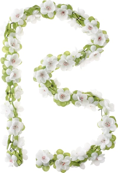 Basil Flower Garland Bloemenstreng - Wit