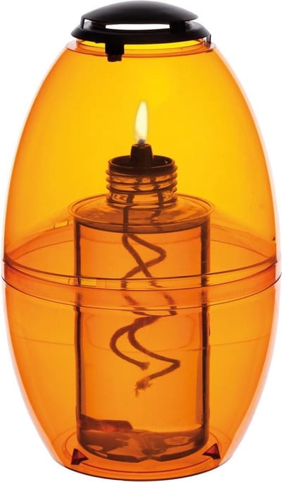 Moonlight Terraslamp Oranje starterspakket met vulling