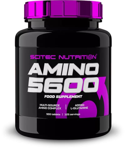 Scitec Nutrition® - Amino 5600 (500 tabletten) - 125 doseringen - aminozuren - aminozuur - bcaa - l-isoleucine - l-leucine - l-valine - glycine
