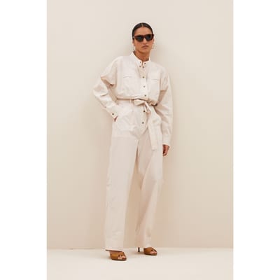 By-Bar Esra Poplin Suit Almond Größe: XS | Jumpsuits Outlet | Damen | Braun