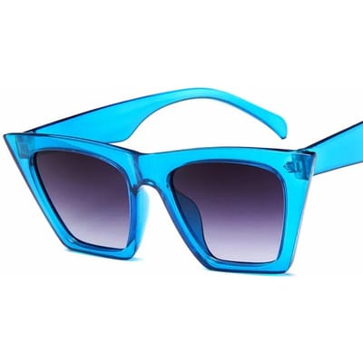 Dames Vintage Zonnebril Dames Mode Kattenoog Luxe Zonnebril Klassiek Winkelende Dame Zwart UV400