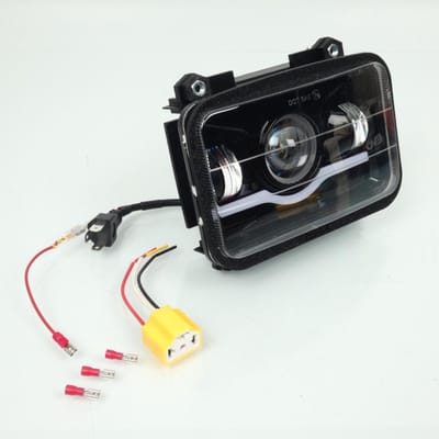 Optique avant EVOK pour auto Piaggio 50 Ape P 1980 à 1985 Iron Led 12V Neuf