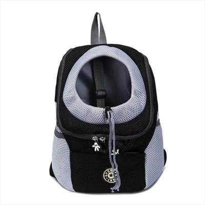 QPFO® Hondendraagtas - Honden draagzak en rugzak - Reistas voor honden tot 10 kg - Zwart