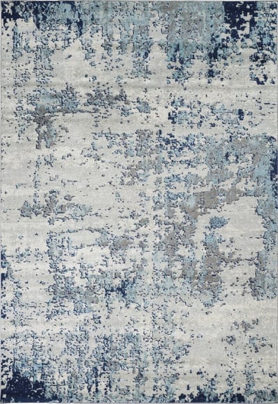 SURYA Sarah vloerkleed modern abstract blauw