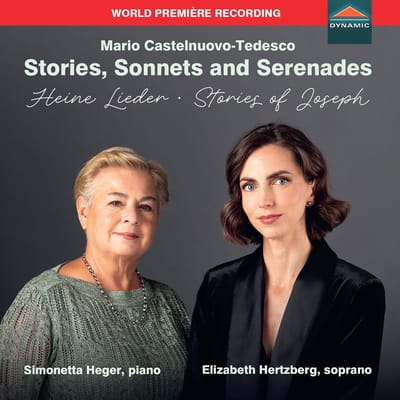 Elizabeth Hertzberg & Simonetta Heger - Stories, Sonnets & Serenades - Heine Lieder; Stories Of Joseph (CD)