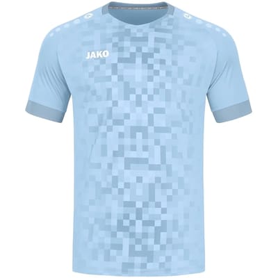 Jako Pixel Shirt Korte Mouw Heren - Zachtblauw | Maat: M