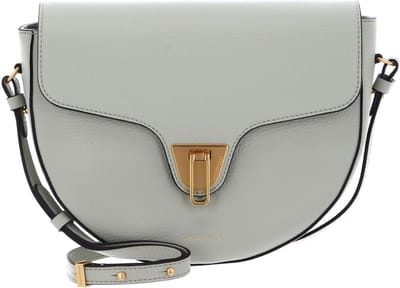 COCCINELLE Leren Schoudertas Beat Soft Crossbody Bag Celadon Green Mintgroen