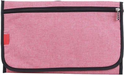 Baby Verschoonmat - Draagbare Luiertas - Baby Verzorgen - Urinebestendig Ontwerp - 90 x 59 cm - Maca rood