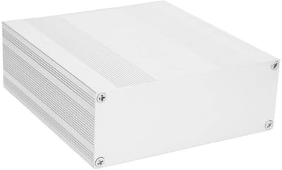 Projectdoos van Aluminium 54x145x150mm - Elektronische Behuizing voor DIY Projecten, Split Type, Matte Zilver Afwerking