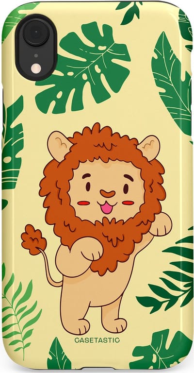 Casetastic Hoesje Geschikt voor Apple iPhone Xr - Stijlvolle Beschermende Duo-layer Case - Brulknuffel