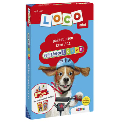 Loco mini Veilig Leren Lezen pakket lezen kern 7-11 Educatieve boeken (spelletjes en raadsels)