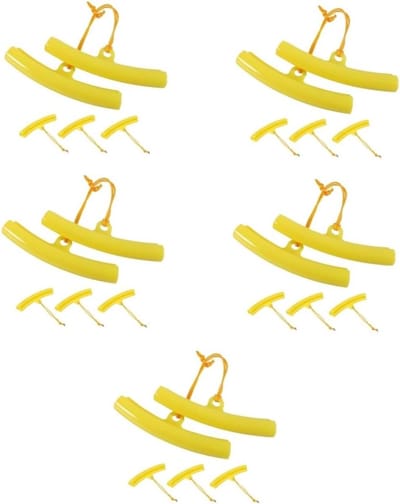Velgbeschermers - Velgkussens Bandenwissel - Banden Wisselen - Flexibel Zelfherstellend Materiaal - 15 cm - Geel