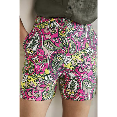 Boden Carrie High Waisted Shorts Mul Maat: 6 | Korte Broeken Outlet | Dames