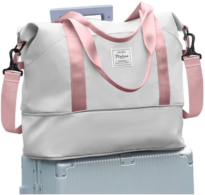 Geweo Weekendtas - Reistas - Duffel Bag - Handbagage 40*20*25 - Shouldertas - Maximaal 35 L - Waterdicht - Sporttasche - Travel Bag - Dames Heren- Roz2
