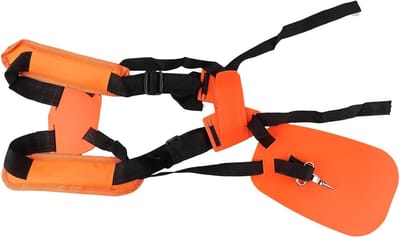 Schouderharnas Riem - Trimmer Draagband - Tuinonderhoud Gemak - Universeel Verstelbaar - 28 x 12 cm - Oranje