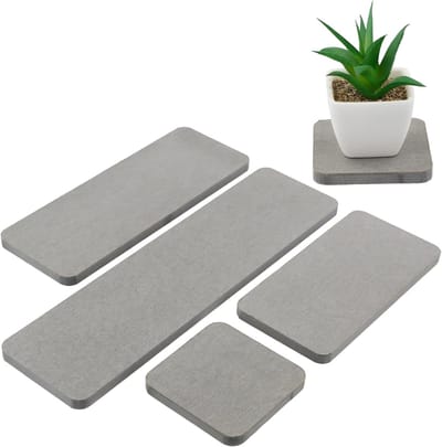 Sneldrogende Keukenafvoer Mat van Diatomee, Absorberende Zeepdish en Droogpad voor Badkamer en Keuken, Ideaal voor Vochtabsorptie en Onderhoudsgemak
