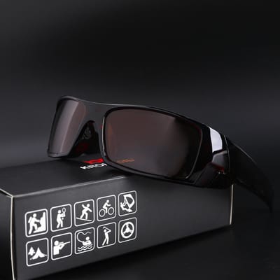 Lunettes de Soleil Rétro Tendance pour Hommes Femmes Protection UV400 Enveloppantes Lunettes de Sport Vintage black