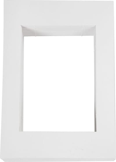 Passepartout lijsten, afm 19,8x28 cm, 500 gr, wit, 100 stuk/ 1 doos
