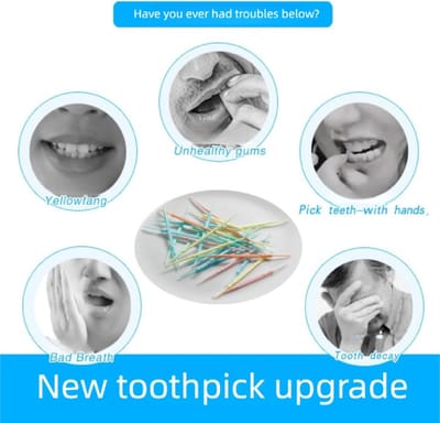 Interdentale Borstels - Tandenborstels - Mondhygiëne - Gecontroleerde Reiniging - 200 Stuks - Wit