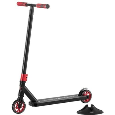 VEVOR Stuntstep, Pro Trickstep voor kinderen van 11-13 jaar, tieners, jongens en meisjes, Freestyle Street Rider voor gevorderden en beginners, Dubbellaags lichtgewicht aluminium deck