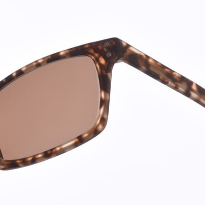 Unisex Z405 Acetaat zonnebril met rechthoekige vorm