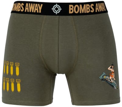 Fostex Boxershort Bombs Away groen S