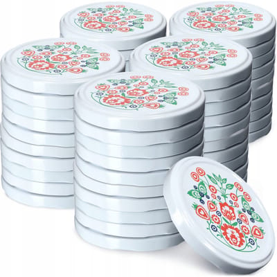 KADAX 50x doppen voor potten Fi 66 doppen voor potten deksels conserven