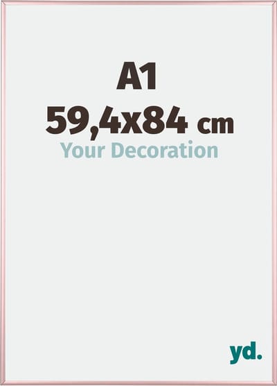 Your Decoration - Fotolijst A1 59,4x84 cm - Aluminium - Koper - Kent