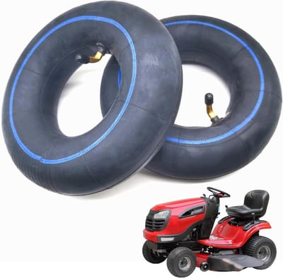 Set van 2 Vervangende Banden 13 x 5.00-6 voor Tuinmachines, Handwagens en Grasmaaiers met Binnenband en Pomp