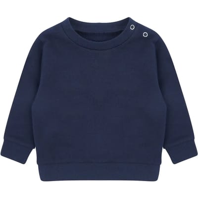 Larkwood - Sustainable Fashion Baby Sweater - Navy maat 0/6 Monate