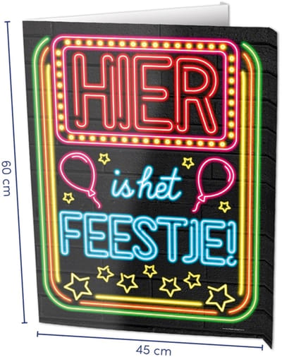Paperdreams Window signs - Feestje