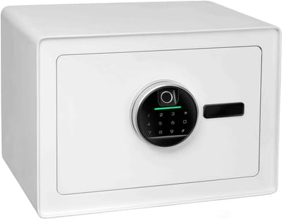 Compacte Wandkluis met Vingerafdruksensor en Cijferslot - 25x35x25 cm - Perfect voor Thuis en Op Kantoor