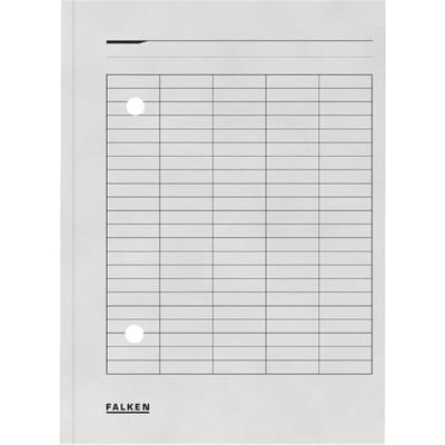 FALKEN documentenmap, A4, karton, grijs